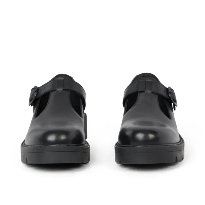 Adult Womens Kori T Bar Leather Black