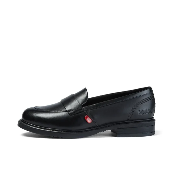 Adult Womens Lach Slip Leather Black