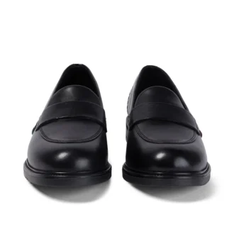 Adult Womens Lach Slip Leather Black