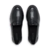 Adult Womens Lach Slip Leather Black