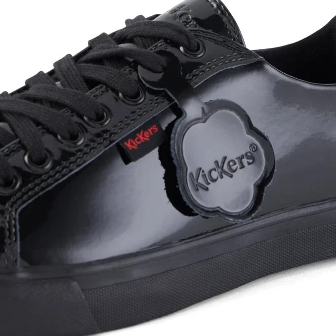 Adult Womens Tovni Lacer Patent Leather Black