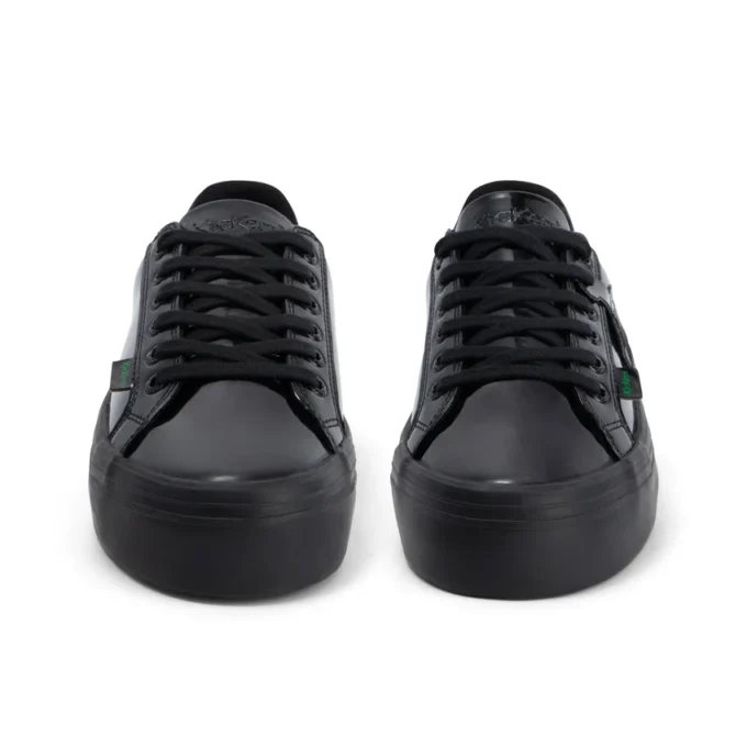 Adult Womens Tovni stack Leather Alternative Patent Leather Black