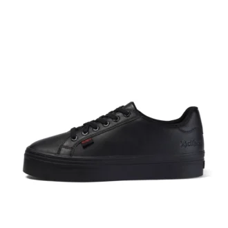 Adult Womens Tovni Stack Leather Black