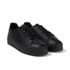 Adult Womens Tovni Stack Leather Black