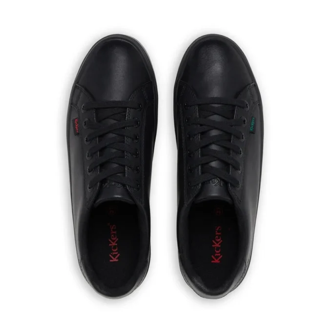 Adult Womens Tovni Stack Leather Black