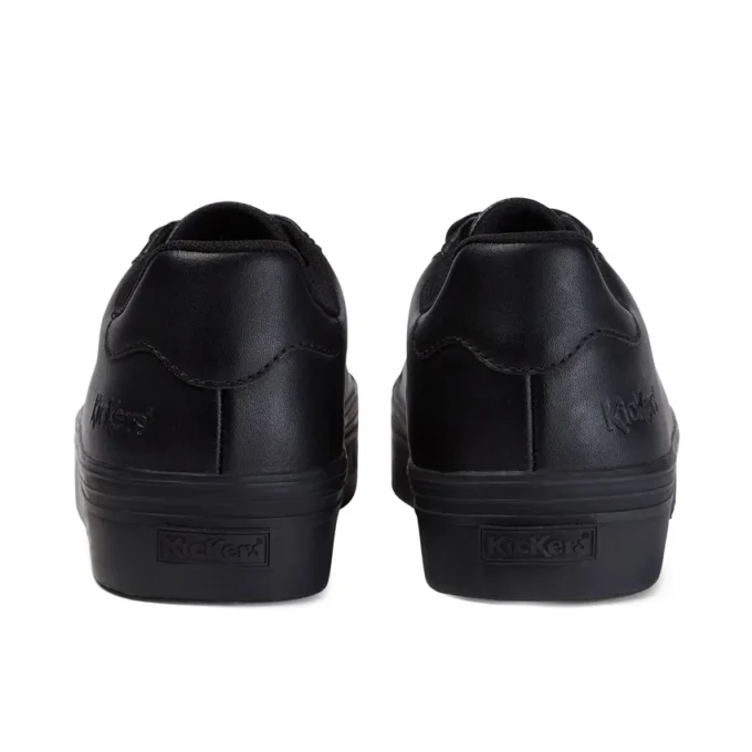 Adult Womens Tovni Stack Leather Black