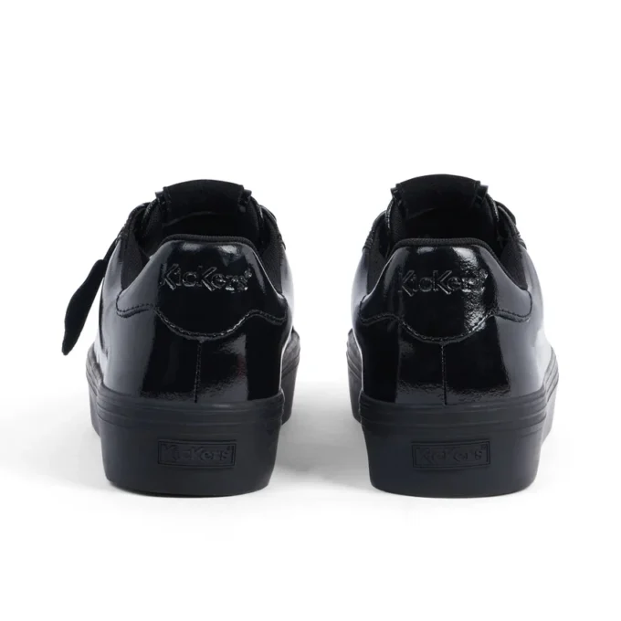 Adult Womens Tovni Stack Lo Flower Patent Leather Black