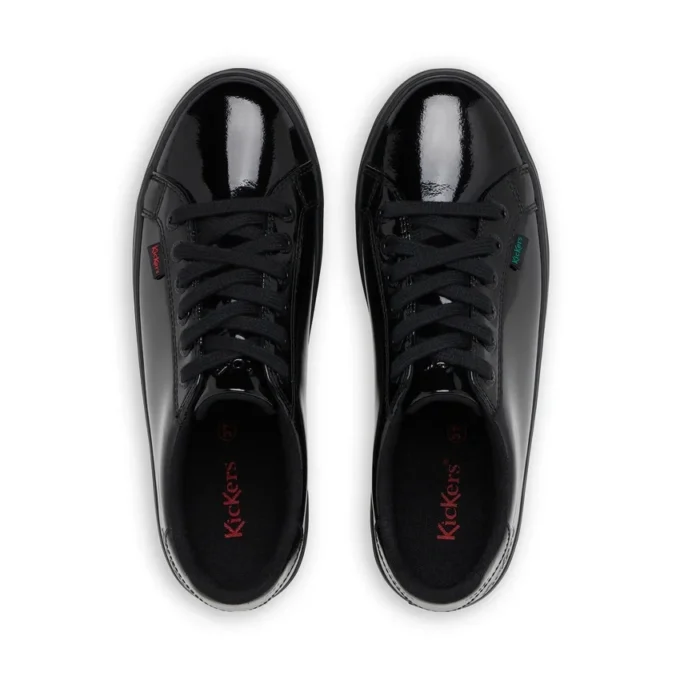 Adult Womens Tovni Stack Patent Leather Black