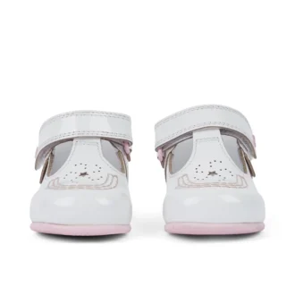 Babies Kick T Galactic Patent Leather White/Pink