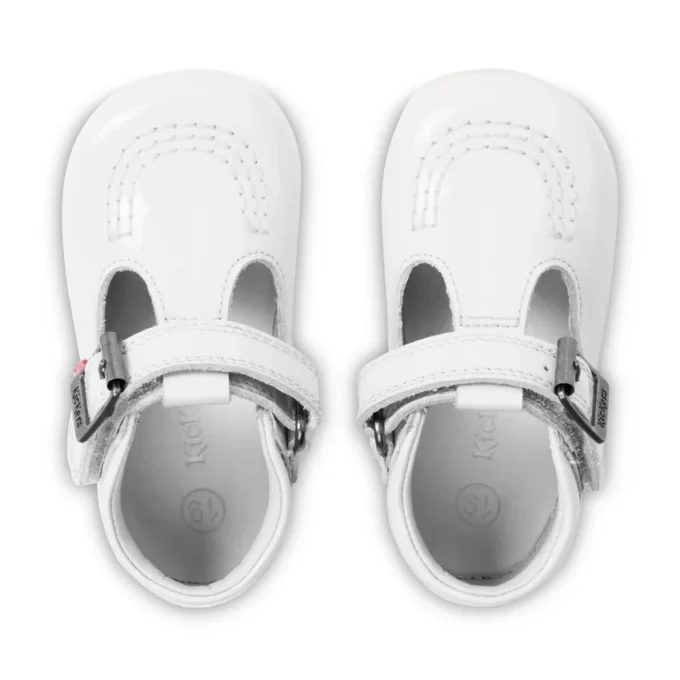Baby Girl Kick T-Bar White