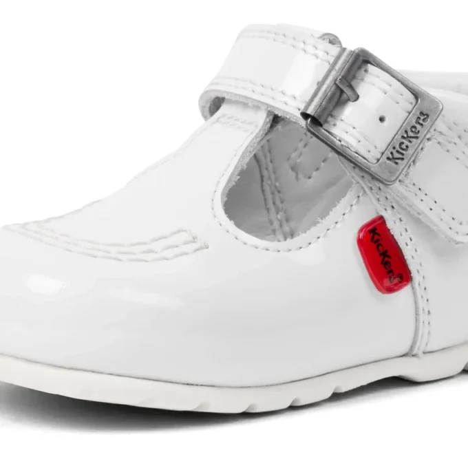 Baby Girl Kick T-Bar White