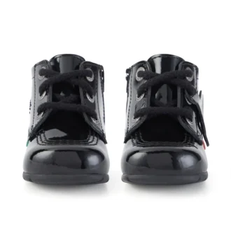 Baby Kick Hi B Zip Patent Leather Black