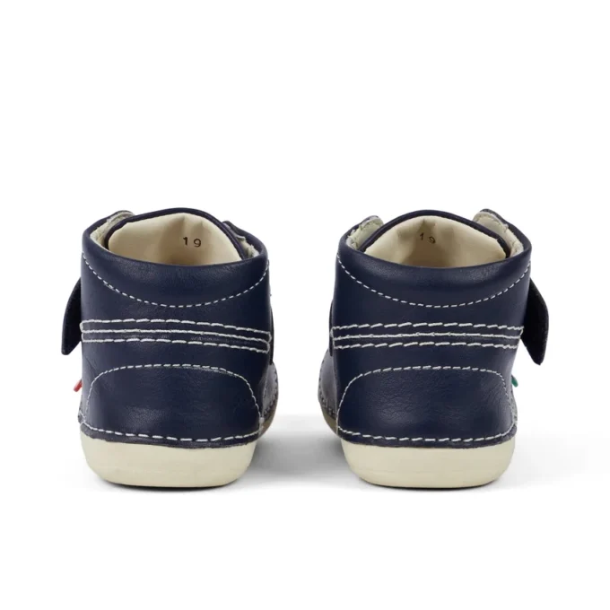 Baby Unisex Softer Hi Baby Leather Navy