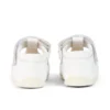 Baby Wriggle Flower Sandals Leather White
