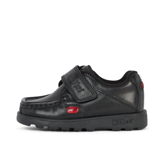 Infant Boys Fragma Strap Leather Black