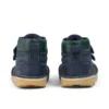 Infant Boys Kick Hi Roll ZigZag Boots Leather Navy
