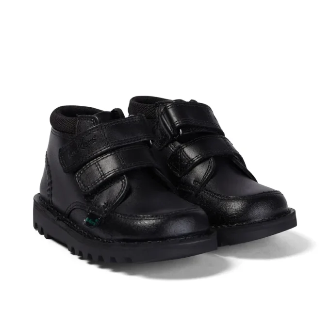 Infant Boys Kick Hi Scuff Leather Black