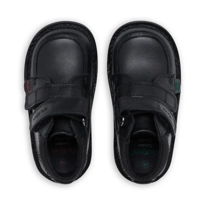 Infant Boys Kick Hi Scuff Leather Black