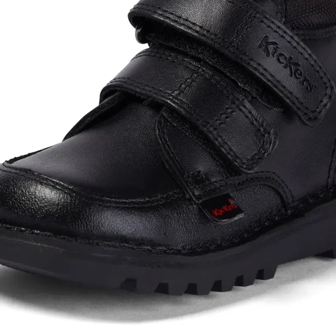 Infant Boys Kick Hi Scuff Leather Black