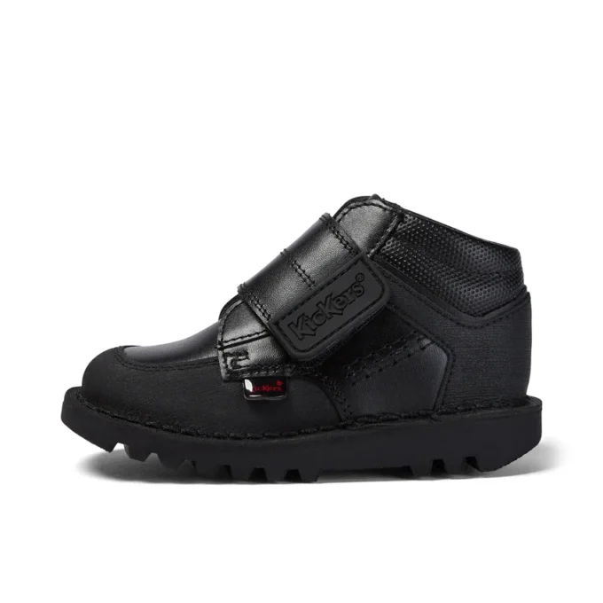 Infant Boys Kick Mid Scuff Leather Black