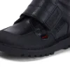 Infant Boys Kick Mid Scuff Leather Black