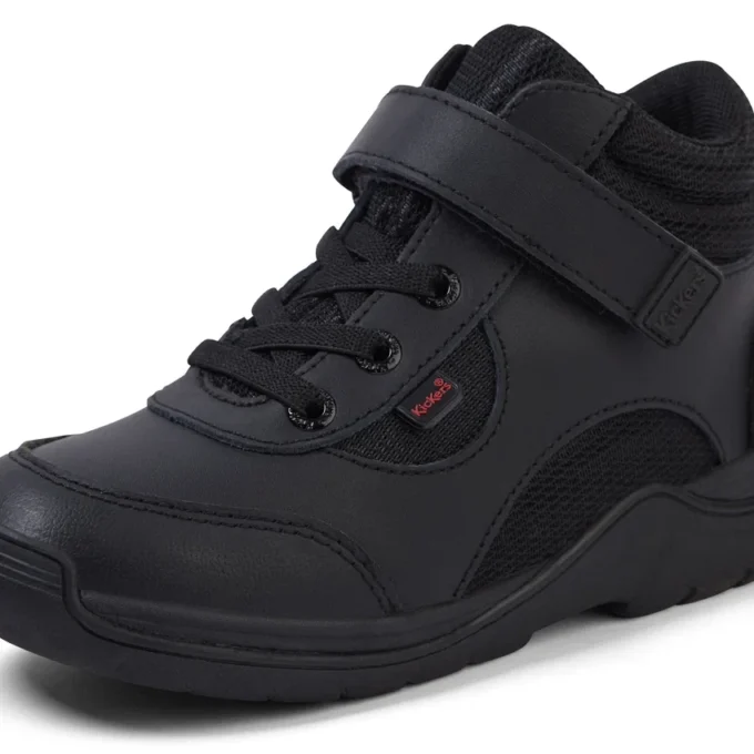 Infant Boys Stomper Hi Leather Black