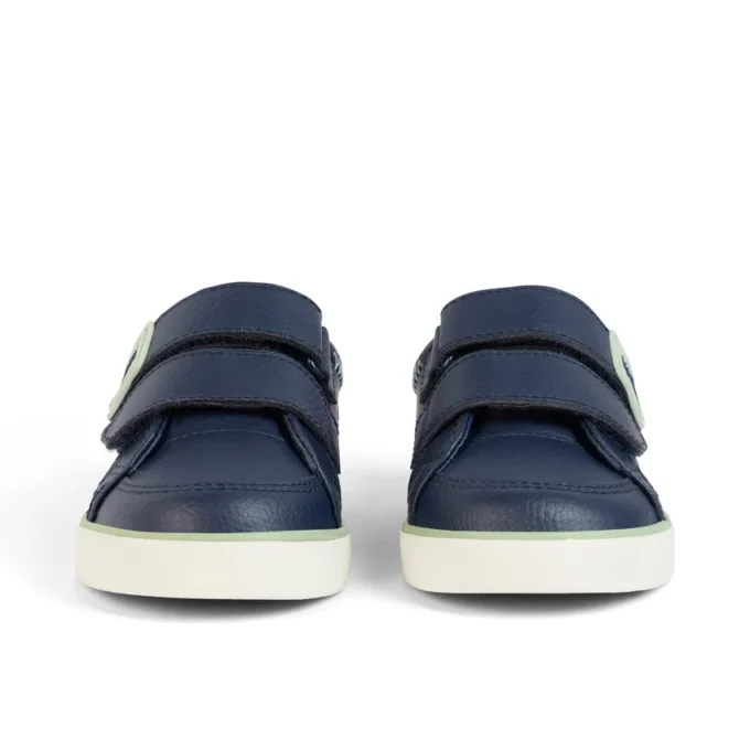 Infant Boys Tovni Twin ZigZag Trainers Leather Navy