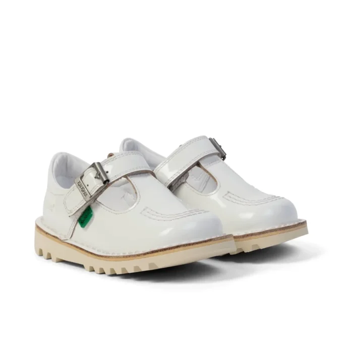 Infant Girl Kick T-Bar White