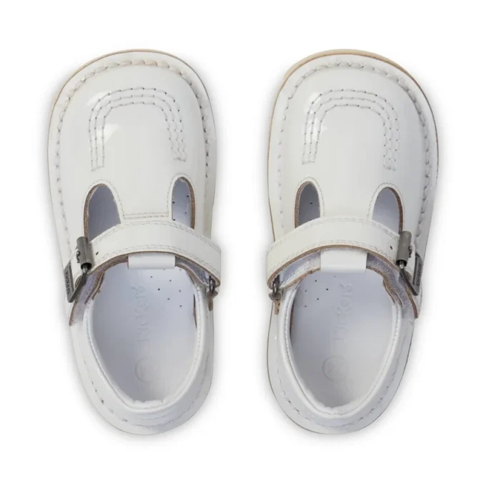 Infant Girl Kick T-Bar White