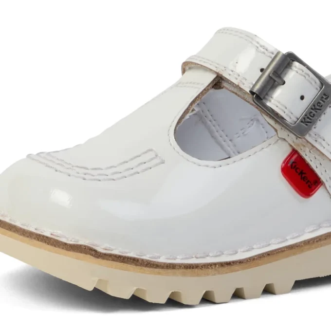Infant Girl Kick T-Bar White