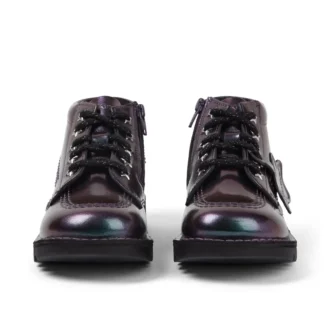 Infant Girl’s Kick Hi Galactic Patent Leather Purple