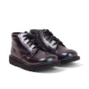 Infant Girl’s Kick Hi Galactic Patent Leather Purple