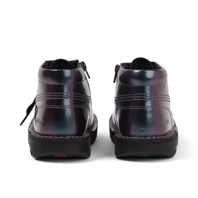 Infant Girl’s Kick Hi Galactic Patent Leather Purple