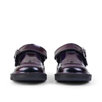 Infant Girl’s Kick T-Bar Galactic Patent Leather Purple