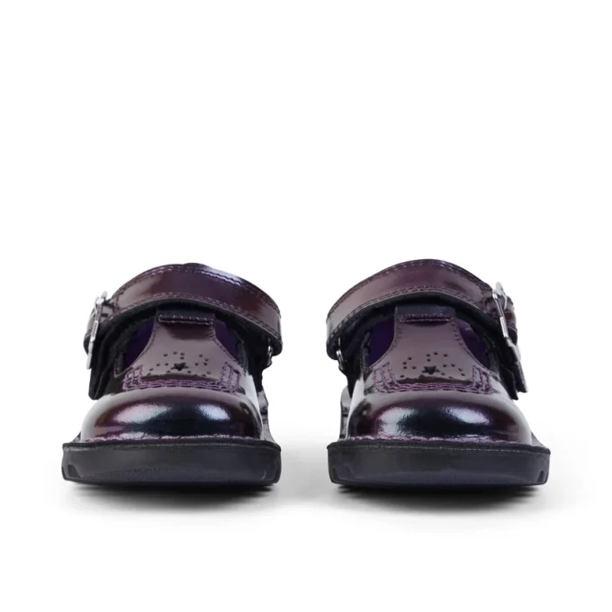 Infant Girl’s Kick T-Bar Galactic Patent Leather Purple