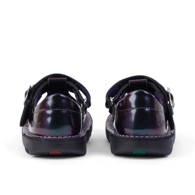 Infant Girl’s Kick T-Bar Galactic Patent Leather Purple