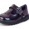 Infant Girl’s Kick T-Bar Galactic Patent Leather Purple