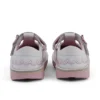 Infant Girl’s T-Bar Wave Leather White