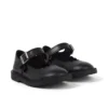 Infant Girls Adlar MJ Scallop Leather Black
