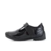 Infant Girls Bridie Brogue T-Vel Patent Leather Black