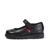 Infant Girls Fragma Pop Leather Black