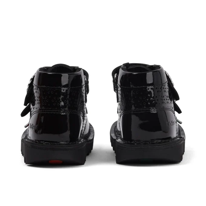 Infant Girls Kick Hi Meadow Patent Leather Boots Black