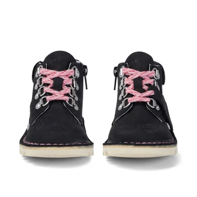 Infant Girls Kick Hi Winter Nubuck Black