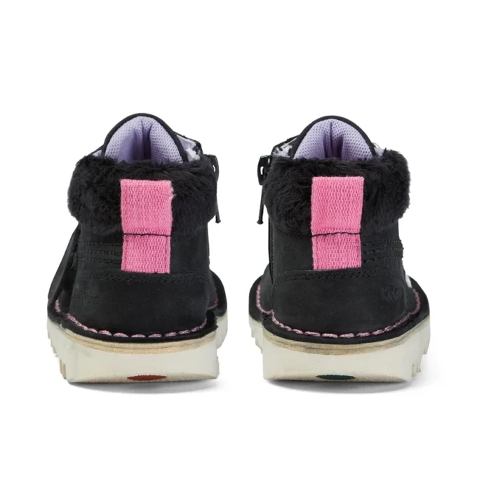 Infant Girls Kick Hi Winter Nubuck Black