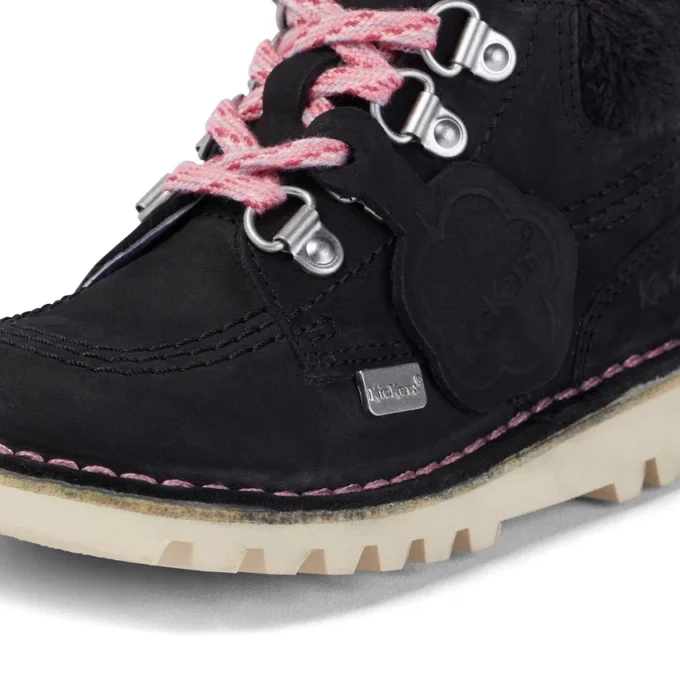 Infant Girls Kick Hi Winter Nubuck Black