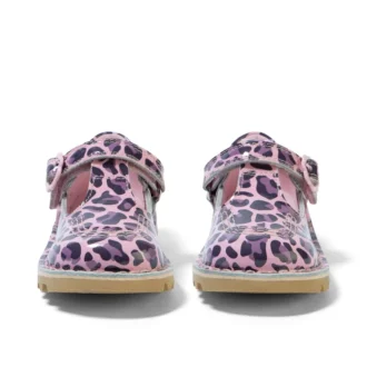 Infant Girls Kick T Leopard Patent Leather Pink