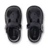 Infant Girls Kick Tbar Galactic Leather Black