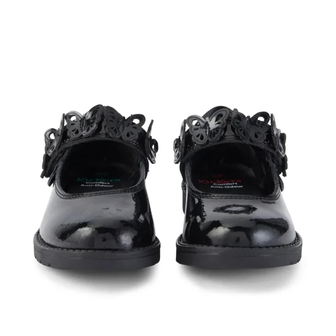 Infant Girls Lachly Butterfly Mj Patent Leather Black