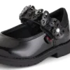 Infant Girls Lachly Butterfly Mj Patent Leather Black