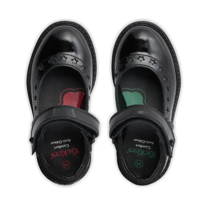 Infant Girls Lachly Star Mj Patent Leather Black